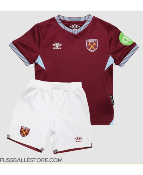 Günstige West Ham United Jarrod Bowen #20 Heimtrikotsatz Kinder 2025-26 Kurzarm (+ Kurze Hosen) Günstige West Ham United Jarrod Bowen #20 Heimtrikotsatz Kinder 2025-26 Kurzarm (+ Kurze Hosen)